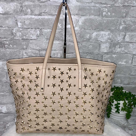 🆂🅾🅻🅳 Jimmy Choo Sasha Star-Studded Tote Bag - Picture 4 of 16